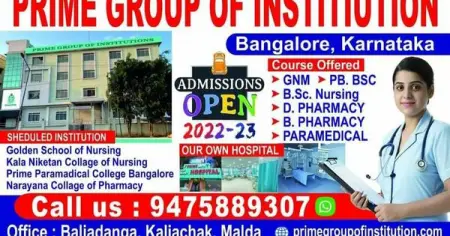 EDUCATION CONSULTANT

GNM, B. SC NURSING, PHARMACY, MBBS, PARAMEDICAL
P