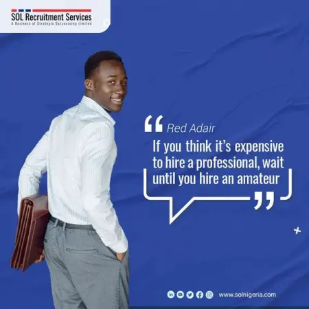 How are you starting the new week?

Hiring professional staff helps your or