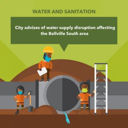 The Citys Water and Sanitation Department will be doing an urgent meter installation on t