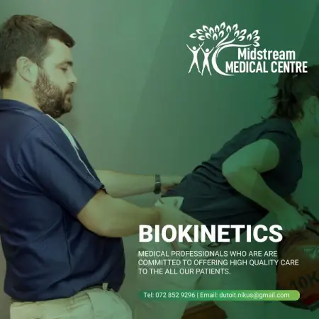Nikus Du Toit Biokineticists works with in Midstream Medical Centre they are committed 