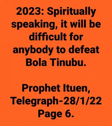 2023 Election will spring surprises as Nigerians will witness the toughe