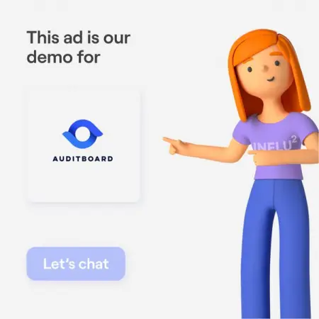 Show AuditBoards ads to specific decision-makers within your target accounts and t