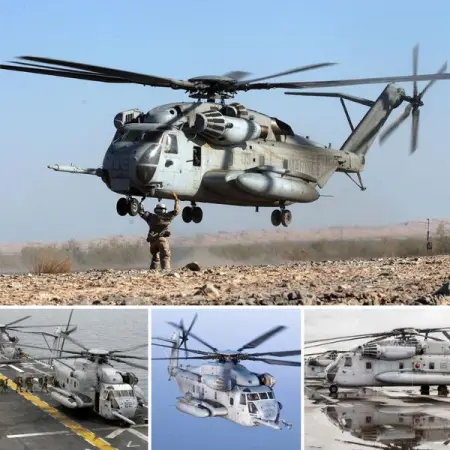 The CH-53E Super Stallion is the largest and most powerful helicopter used by US military