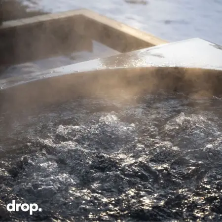 The choice of spa was easy. Drop has the only good-looking spa pools on the market with 