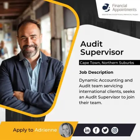 CA.CO.ZA
Cape Town, Northern Suburbs
Apply Now
 