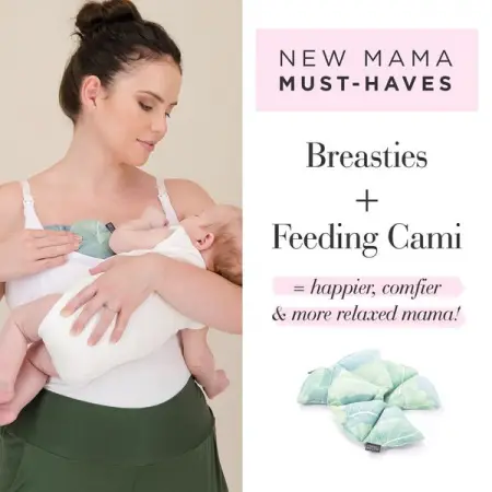 The perfect pairing for a New Mama  Breasties  Feeding Cami  happier, comfier and more rela
