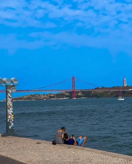 lisbon ponte25deabril cristorei cutecouples saudade travel sky lisboa lisbonlovers photogra