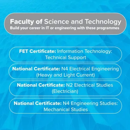 FB.ME
Build your future at DDC DBN
Choose DCC now
Apply Now
Choose DCC now