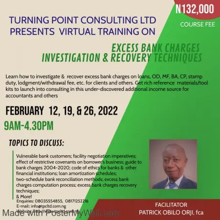 EXCESS BANK CHARGES ARE A PRESENT REALITY RECOVERING THEM HAS AN IMMEDIATE IMPACT ON YO