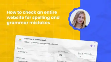 Dont let poor grammar and spelling affect your websites reputation .

Learn how to check
