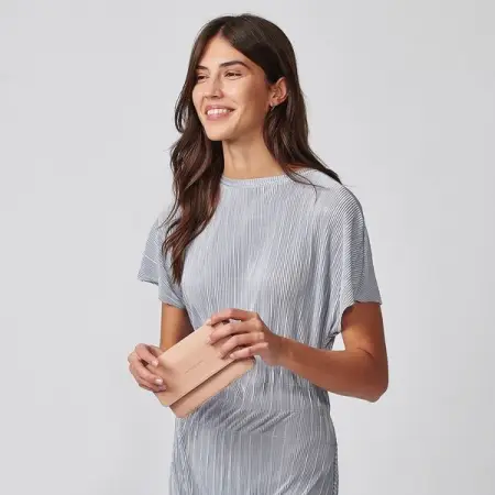 Our LA FONTELINA wallet is traditional, slim and long ladies wallet is 