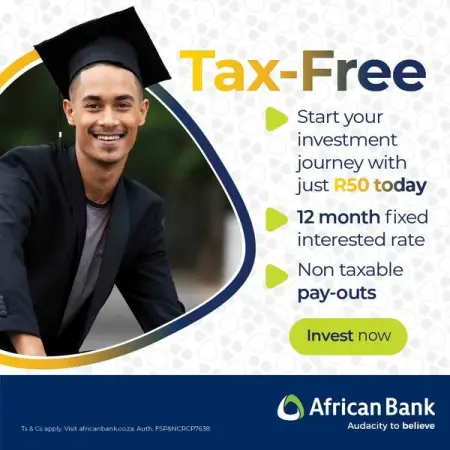 Invest without hassles up to R36,000 annually with African Banks Tax-Fr