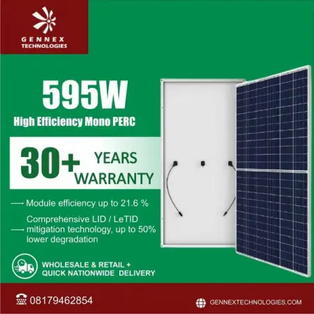 GENNEXTECHNOLOGIES.COM
595W Canadian Solar Panel
Learn More
 