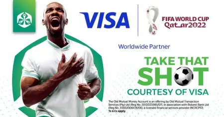 Open an Old Mutual Money Account today and you could win a trip to watch FIFA World Cup 202