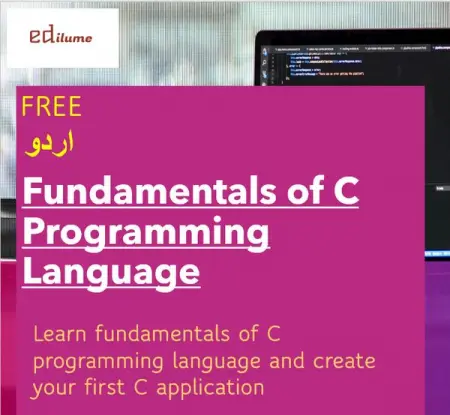 EDILUME.COM
Become a programmer
Learn fundamentals of C programming language 