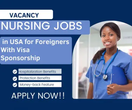 Nursing Jobs in USA With Visa Sponsorship 2022
JOBSGRACE.COM
VACANCY - Nurs