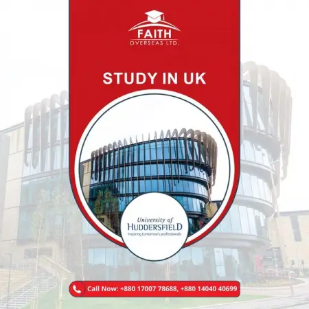 FB.ME
No need to take an external IELTS exam
Why Huddersfield?  Joint 1st in En