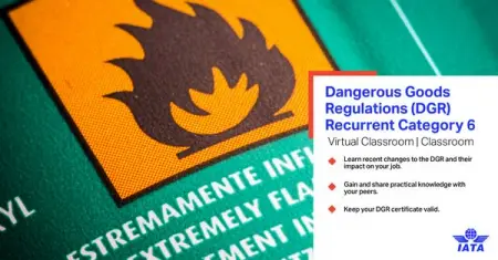 Stay compliant with ICAO and IATA directives by revalidating your DGR 