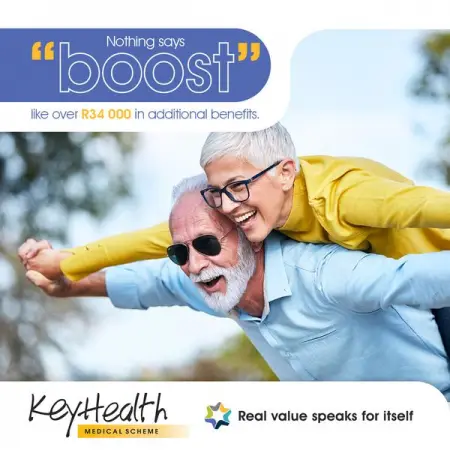 KeyHealth members automatically get over R34 000 in additional benefits, thanks to Health B