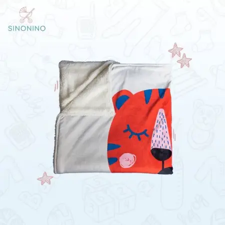 SINONINO.COM
Burpy Tiger Blanket
Made of soft plush fleece for a long warm baby sleep! Pad