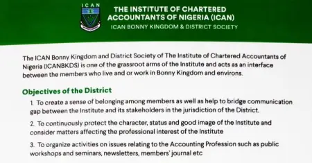 The Institute of Chartered Accountants of Nigeria ICAN aims at producing world-class Charte