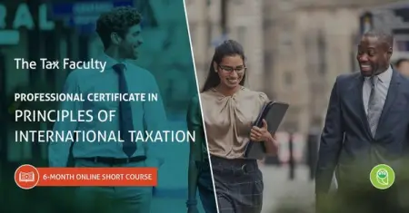 Offering a Professional Certificate in Principles of International Taxa