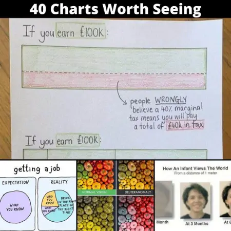 Charts are good for simplifying complex ideas, here are some interesting charts that ex