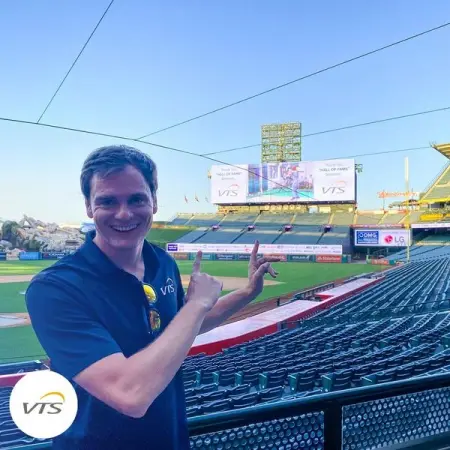 Meet Max Musser, Regional Sales Manager at VTS America. Here at Angels Stadium with our par