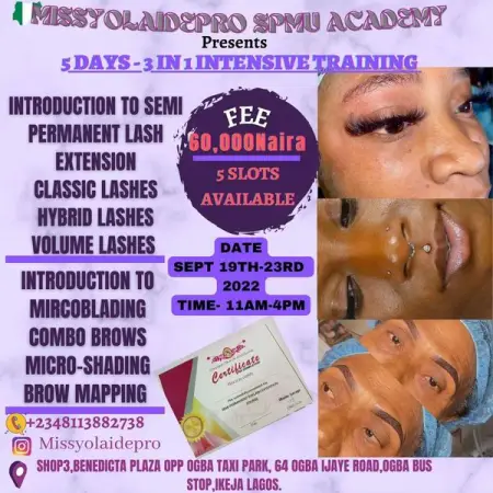 Good news everyone !!!.
AS HIGHLY REQUESTED.
WE HAVE OUR 5DAYS GROUP TRAINING COMING UP!