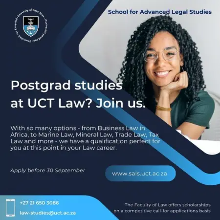 SALS.UCT.AC.ZA
Now is the time to apply
Learn More
 