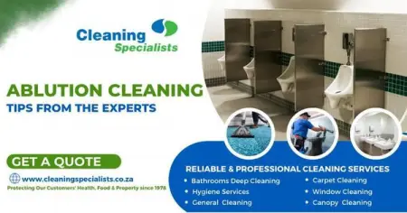 The Specialists provide ablution cleaning for offices, factories and c