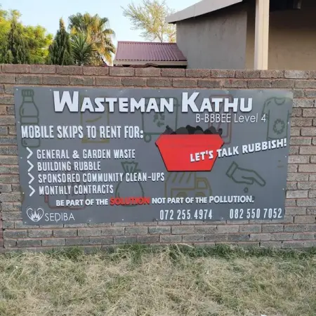Our Kathu branch at your service.
Sediba Waste Management
Send WhatsApp Message