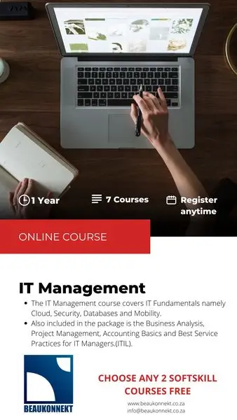 We are an Online IT and business training college based in Bloemfontein

