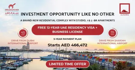 Al Hamra presents you Marina Views  - Phase 3,  Luxurious 1  2 BR apartments in the hear