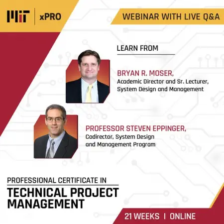 Get introduced to technical project management by Steven Eppinger and B