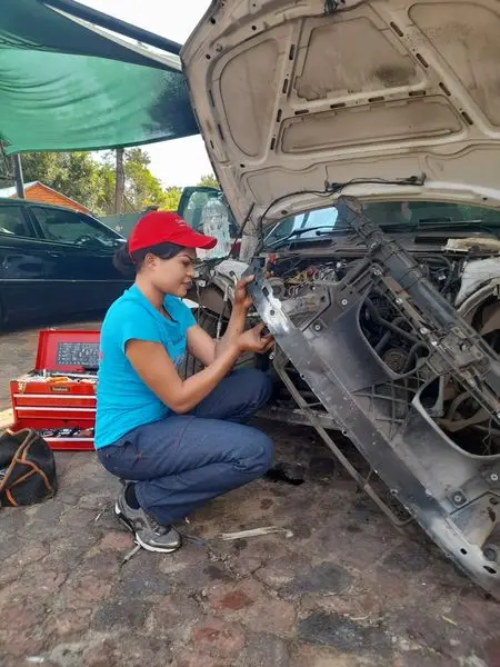 Mechanical
-preventative maintenance, clutch  gearbox repair, suspension brakes, engine o