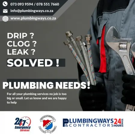 Plumbers Cape Town - Plumber Near Me - Emergency Plumber  Plumbingways
Call No