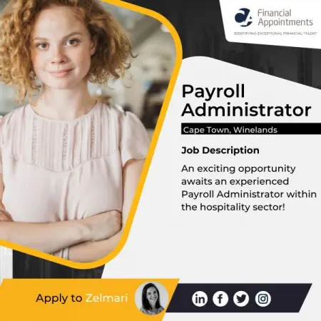 CA.CO.ZA
Cape Town, Winelands
Apply Now
 