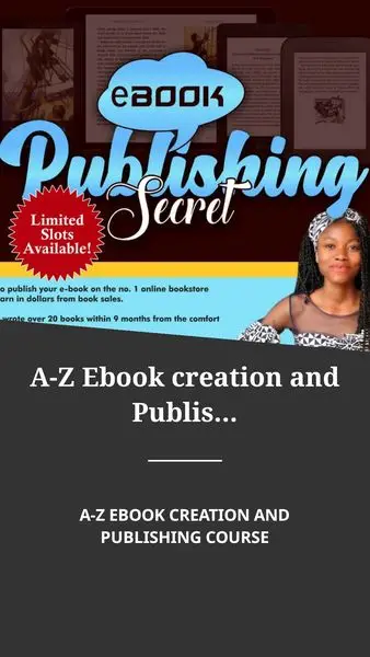 CHAT.WHATSAPP.COM
A-Z Ebook creation and Publishing
WhatsApp Group Invite
Learn Mo