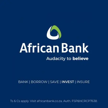 AFRICANBANK.CO.ZA
Download our App today
africanbank.co.za
Learn More
africanbank.co.za