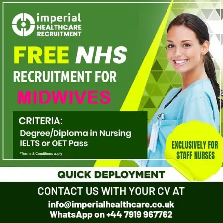 Please contact us urgently if you are looking for Midwife vacancies. Apply with your C