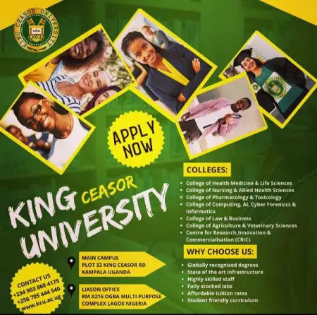 kcuinlagos
King Ceasor University
Send WhatsApp Message