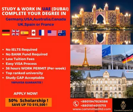 STUDY IN UAE Dubai Europe
Are you ready to study in Dubai with easy conditions?
Are you p
