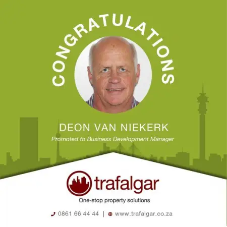  PROMOTION ALERT

Congratulation to Deon Gideon van Niekerk on his pro