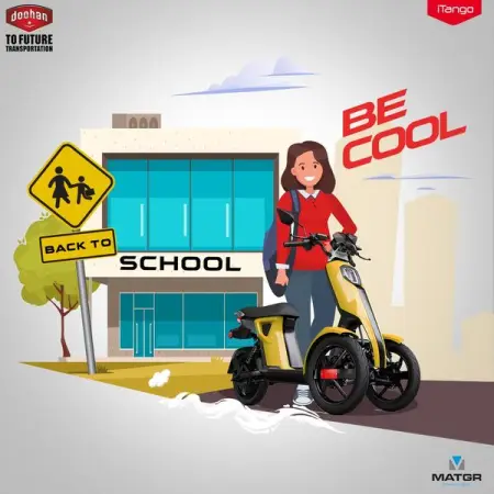 Going back to school has never been that cool.

iTango electric scooter is th