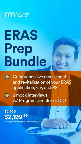Limited time offer - let our experts help you perfect your ERAS applicatio