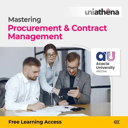 WWW.UNIATHENA.COM
Mastering Procurement  Contract Management
No Eligibility, No 