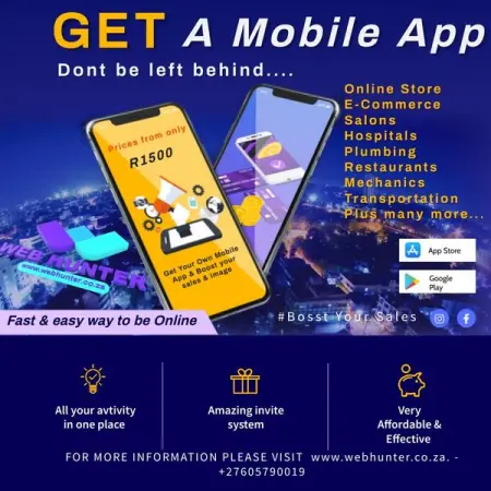 R1200Once Off-Get a Professional WebsiteMobile App 3d animated video adver