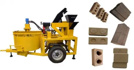 M7MI Mobile Diesel Earth Block Making Machine.
Power Diesel Engine, No N