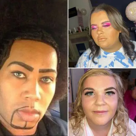 From overly shiny skins to doll-like lips, here are 40 makeup mistakes that